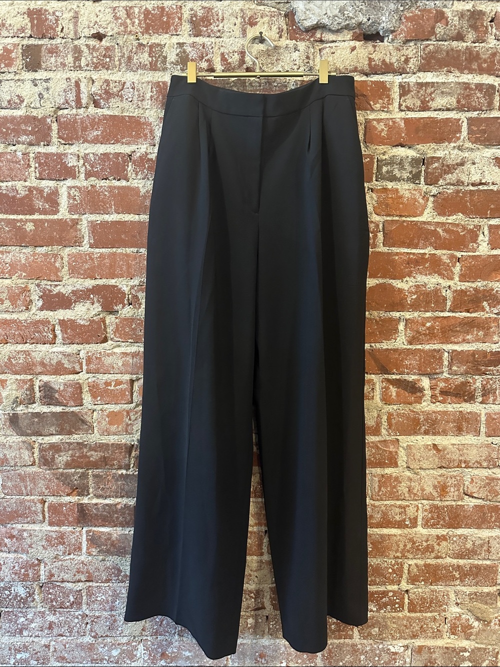 Express Black Wide-Leg Trousers